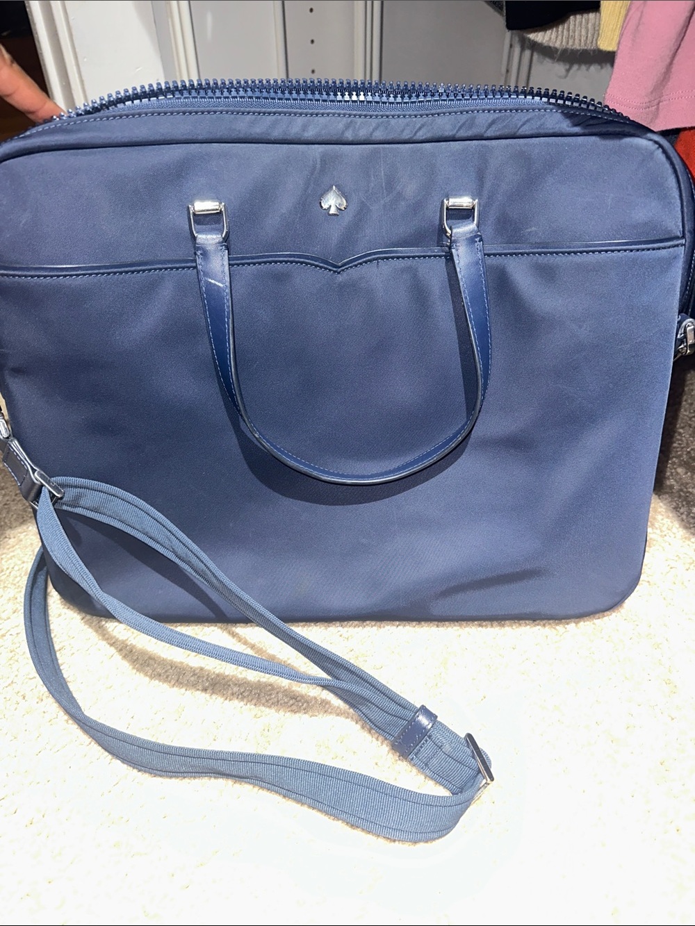 kate spade Navy Blue Laptop Briefcase